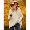 imageANRABESS Womens Oversized Turtleneck Batwing Long Sleeve Casual Cozy Baggy Knit Pullover Tunic Sweater 2025 Fall OutfitsApricot