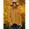 imageANRABESS Womens Oversized Turtleneck Batwing Long Sleeve Casual Cozy Baggy Knit Pullover Tunic Sweater 2025 Fall OutfitsCamel