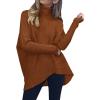 imageANRABESS Womens Oversized Turtleneck Batwing Long Sleeve Casual Cozy Baggy Knit Pullover Tunic Sweater 2025 Fall OutfitsCaramel