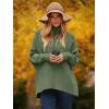 imageANRABESS Womens Oversized Turtleneck Batwing Long Sleeve Casual Cozy Baggy Knit Pullover Tunic Sweater 2025 Fall OutfitsCeladon