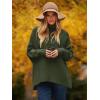 imageANRABESS Womens Oversized Turtleneck Batwing Long Sleeve Casual Cozy Baggy Knit Pullover Tunic Sweater 2025 Fall OutfitsDark Green