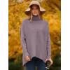 imageANRABESS Womens Oversized Turtleneck Batwing Long Sleeve Casual Cozy Baggy Knit Pullover Tunic Sweater 2025 Fall OutfitsDark Purple