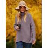 imageANRABESS Womens Oversized Turtleneck Batwing Long Sleeve Casual Cozy Baggy Knit Pullover Tunic Sweater 2025 Fall OutfitsDark Purple