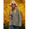 imageANRABESS Womens Oversized Turtleneck Batwing Long Sleeve Casual Cozy Baggy Knit Pullover Tunic Sweater 2025 Fall OutfitsGray Coffee