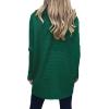 imageANRABESS Womens Oversized Turtleneck Batwing Long Sleeve Casual Cozy Baggy Knit Pullover Tunic Sweater 2025 Fall OutfitsGreen