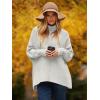 imageANRABESS Womens Oversized Turtleneck Batwing Long Sleeve Casual Cozy Baggy Knit Pullover Tunic Sweater 2025 Fall OutfitsGrey