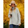imageANRABESS Womens Oversized Turtleneck Batwing Long Sleeve Casual Cozy Baggy Knit Pullover Tunic Sweater 2025 Fall OutfitsGrey