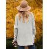 imageANRABESS Womens Oversized Turtleneck Batwing Long Sleeve Casual Cozy Baggy Knit Pullover Tunic Sweater 2025 Fall OutfitsGrey
