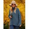 imageANRABESS Womens Oversized Turtleneck Batwing Long Sleeve Casual Cozy Baggy Knit Pullover Tunic Sweater 2025 Fall OutfitsIndigo