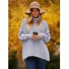 imageANRABESS Womens Oversized Turtleneck Batwing Long Sleeve Casual Cozy Baggy Knit Pullover Tunic Sweater 2025 Fall OutfitsLavender