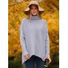 imageANRABESS Womens Oversized Turtleneck Batwing Long Sleeve Casual Cozy Baggy Knit Pullover Tunic Sweater 2025 Fall OutfitsLavender