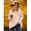 imageANRABESS Womens Oversized Turtleneck Batwing Long Sleeve Casual Cozy Baggy Knit Pullover Tunic Sweater 2025 Fall OutfitsPink