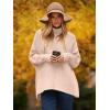 imageANRABESS Womens Oversized Turtleneck Batwing Long Sleeve Casual Cozy Baggy Knit Pullover Tunic Sweater 2025 Fall OutfitsPink