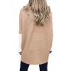 imageANRABESS Womens Oversized Turtleneck Batwing Long Sleeve Casual Cozy Baggy Knit Pullover Tunic Sweater 2025 Fall OutfitsPink White