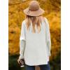 imageANRABESS Womens Oversized Turtleneck Batwing Long Sleeve Casual Cozy Baggy Knit Pullover Tunic Sweater 2025 Fall OutfitsWhite