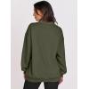 imageANRABESS Womens Oversized V Neck Sweatshirt Fleece Long Sleeve Hoodies Pullover Comfy Top Outfits 2025 Teen Preppy ClothesArmy Green