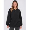 imageANRABESS Womens Oversized V Neck Sweatshirt Fleece Long Sleeve Hoodies Pullover Comfy Top Outfits 2025 Teen Preppy ClothesBlack