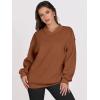 imageANRABESS Womens Oversized V Neck Sweatshirt Fleece Long Sleeve Hoodies Pullover Comfy Top Outfits 2025 Teen Preppy ClothesCaramel