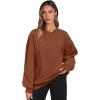 imageANRABESS Womens Oversized V Neck Sweatshirt Fleece Long Sleeve Hoodies Pullover Comfy Top Outfits 2025 Teen Preppy ClothesCaramel
