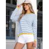 imageANRABESS Womens Striped Sweaters Long Sleeve Top Crewneck Color Block Casual Loose Knitted Pullover Shirts 2025 Fall OutfitsBlue White Yellow