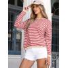 imageANRABESS Womens Striped Sweaters Long Sleeve Top Crewneck Color Block Casual Loose Knitted Pullover Shirts 2025 Fall OutfitsRed White Apricot