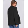 imageANRABESS Womens Sweater Blazer 2025 Fall Cardigan Chunky Knit Jacket CoatsBlack