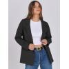 imageANRABESS Womens Sweater Blazer 2025 Fall Cardigan Chunky Knit Jacket CoatsBlack