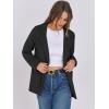 imageANRABESS Womens Sweater Blazer 2025 Fall Cardigan Chunky Knit Jacket CoatsBlack