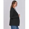imageANRABESS Womens Sweater Blazer 2025 Fall Cardigan Chunky Knit Jacket CoatsBlack