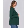 imageANRABESS Womens Sweater Blazer 2025 Fall Cardigan Chunky Knit Jacket CoatsDeep Green