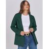 imageANRABESS Womens Sweater Blazer 2025 Fall Cardigan Chunky Knit Jacket CoatsDeep Green