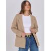 imageANRABESS Womens Sweater Blazer 2025 Fall Cardigan Chunky Knit Jacket CoatsKhaki