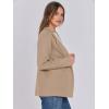 imageANRABESS Womens Sweater Blazer 2025 Fall Cardigan Chunky Knit Jacket CoatsKhaki