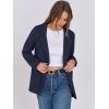 imageANRABESS Womens Sweater Blazer 2025 Fall Cardigan Chunky Knit Jacket CoatsNavy Blue