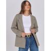 imageANRABESS Womens Sweater Blazer 2025 Fall Cardigan Chunky Knit Jacket CoatsTaupe