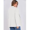 imageANRABESS Womens Sweater Blazer 2025 Fall Cardigan Chunky Knit Jacket CoatsWhite