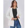 imageANRABESS Womens Sweater Blazer 2025 Fall Cardigan Chunky Knit Jacket CoatsWhite