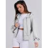 imageANRABESS Womens Zip Up Hoodies Cropped Sweatshirts Casual Comfy Cute Zip Jackets Fashion Trendy Fall Outfits 2025 Y2K ClothesGrey