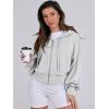 imageANRABESS Womens Zip Up Hoodies Cropped Sweatshirts Casual Comfy Cute Zip Jackets Fashion Trendy Fall Outfits 2025 Y2K ClothesGrey