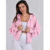 imageANRABESS Womens Zip Up Hoodies Cropped Sweatshirts Casual Comfy Cute Zip Jackets Fashion Trendy Fall Outfits 2025 Y2K ClothesPink