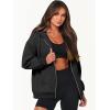 imageANRABESS Womens Zip Up Hoodies Long Sleeve Oversized Sweatshirts Fleece Y2K Jacket Pockets 2025 Fall Outfits Fashion ClothesBlack