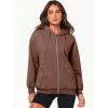 imageANRABESS Womens Zip Up Hoodies Long Sleeve Oversized Sweatshirts Fleece Y2K Jacket Pockets 2025 Fall Outfits Fashion ClothesDeep Brown