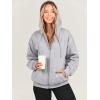 imageANRABESS Womens Zip Up Hoodies Long Sleeve Oversized Sweatshirts Fleece Y2K Jacket Pockets 2025 Fall Outfits Fashion ClothesLight Grey
