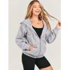 imageANRABESS Womens Zip Up Hoodies Long Sleeve Oversized Sweatshirts Fleece Y2K Jacket Pockets 2025 Fall Outfits Fashion ClothesLight Grey