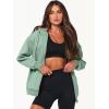 imageANRABESS Womens Zip Up Hoodies Long Sleeve Oversized Sweatshirts Fleece Y2K Jacket Pockets 2025 Fall Outfits Fashion ClothesMint Green