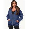 imageANRABESS Womens Zip Up Hoodies Long Sleeve Oversized Sweatshirts Fleece Y2K Jacket Pockets 2025 Fall Outfits Fashion ClothesNavy Blue