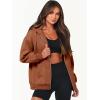 imageANRABESS Womens Zip Up Hoodies Long Sleeve Oversized Sweatshirts Fleece Y2K Jacket Pockets 2025 Fall Outfits Fashion ClothesRust