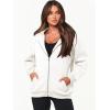 imageANRABESS Womens Zip Up Hoodies Long Sleeve Oversized Sweatshirts Fleece Y2K Jacket Pockets 2025 Fall Outfits Fashion ClothesWhite