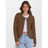 imageCaracilia Womens 2025 Fall Cardigan Sweaters Knitted Dressy Casual Jackets Trendy OutfitsBrown