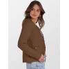 imageCaracilia Womens 2025 Fall Cardigan Sweaters Knitted Dressy Casual Jackets Trendy OutfitsBrown